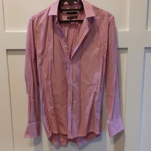 N. Tyler Slim Fit Men's Dress Shirt - red